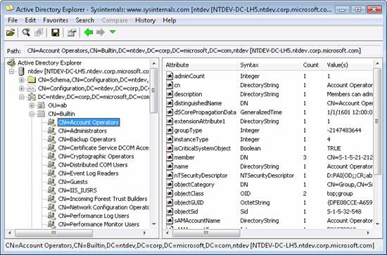 AdExplorer 1.01 - средство для просмотра и редактирования Active Directory