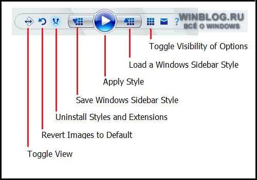 Windows Sidebar Styler