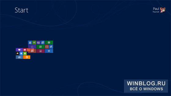 Обзор возможностей Windows 8: стартовый экран