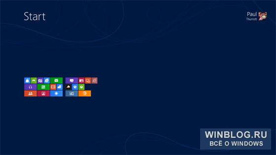 Обзор возможностей Windows 8: стартовый экран